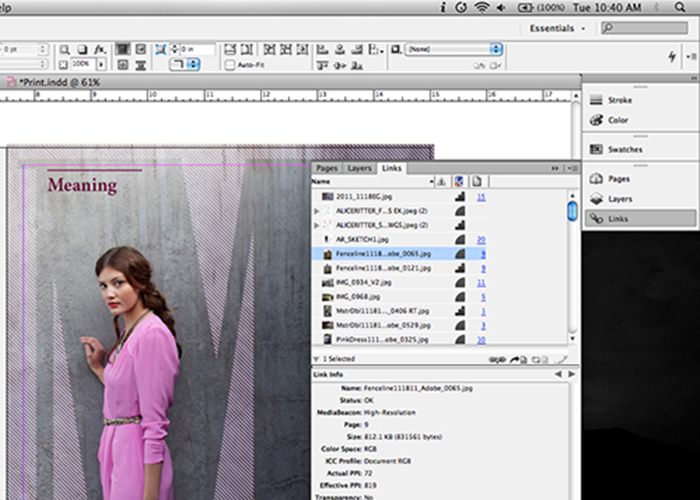 InDesign and MediaBeacon