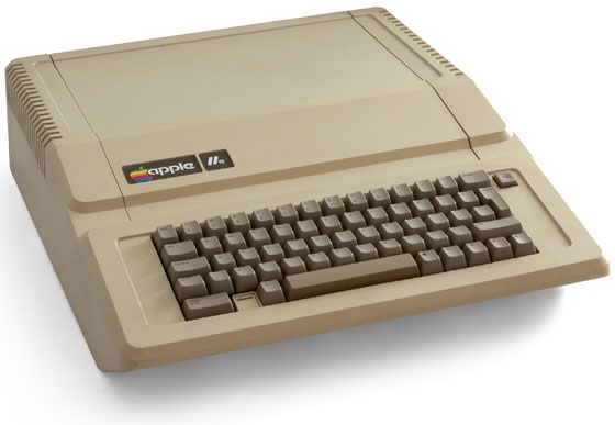 The Apple IIe computer
